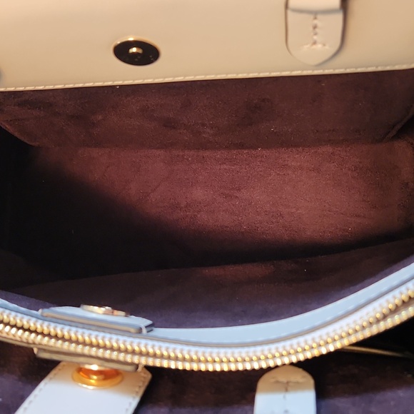 Michael Kors Large Hamilton Legacy Logo Belted Satchel- Pink & Brown NWT $628 - Picture 9 of 11